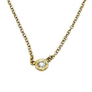 TIFFANY 18k Gold Diamond Necklace